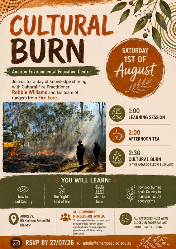 Cultural burn at Amaroo